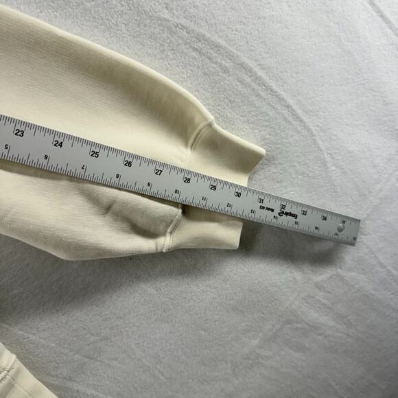 Madewell Sweatshirt Mens Medium Beige Cream Crewneck Mccarren Midweight Crew NEW - Picture 6 of 10